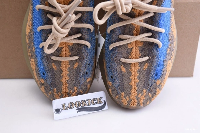 BLUE REFLECTIVE 380 BOOST OAT YEEZY ADIDAS FX9847 0813